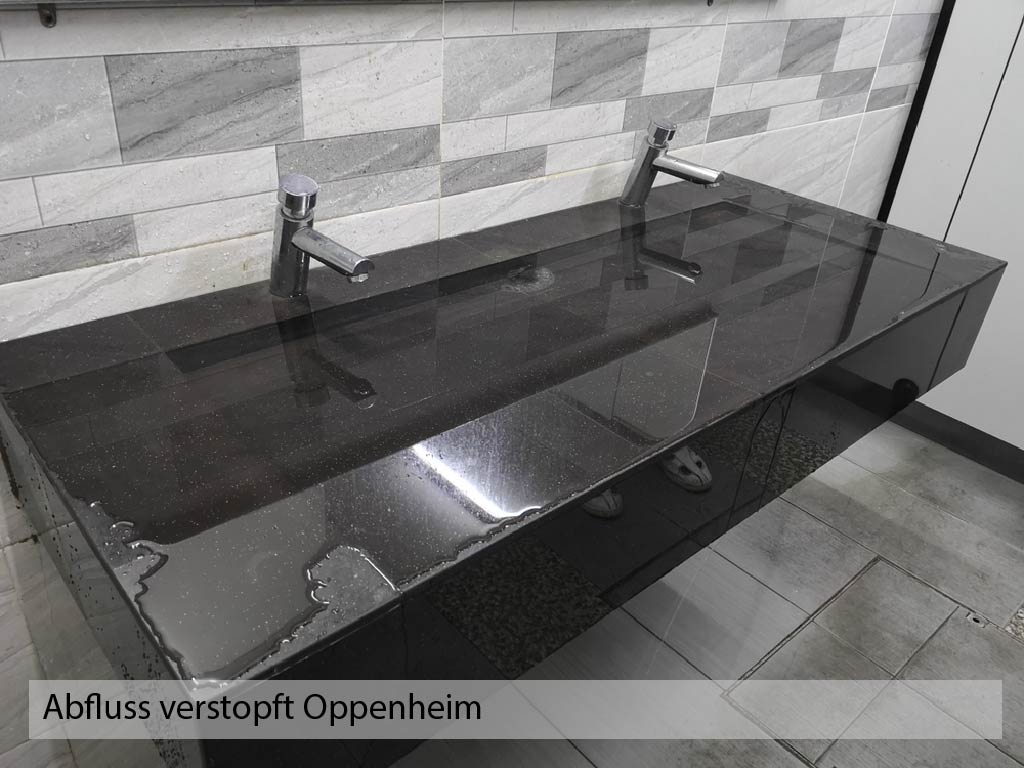 Abfluss verstopft Oppenheim